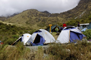 voyage perou - camping trek chemin inca