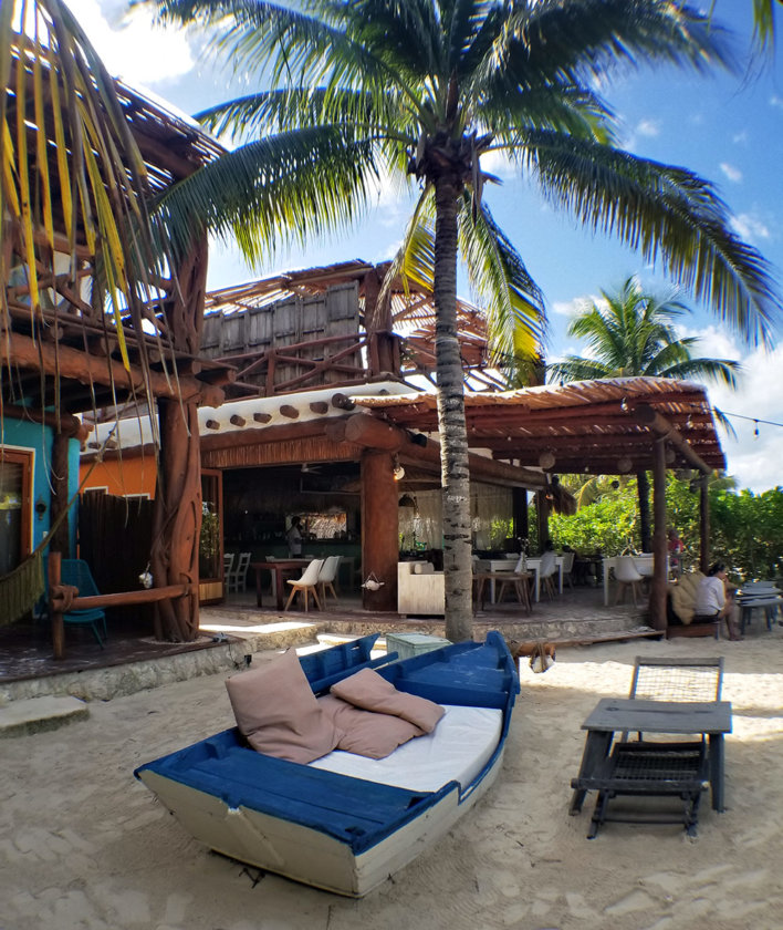 restaurant plage holbox