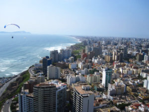 voyage perou - Lima parapente vue