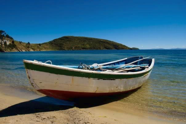 voyage perou - barque Taquile