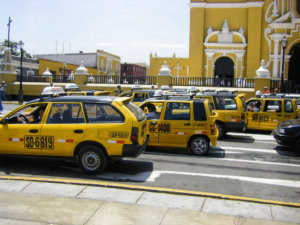 voyage perou - taxi matricule