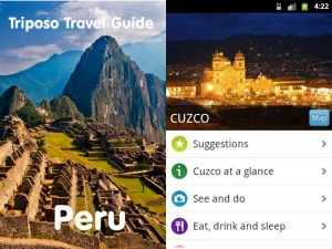 voyage perou - application triposo