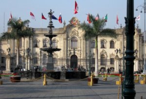 voyage perou - palais gouvernement lima