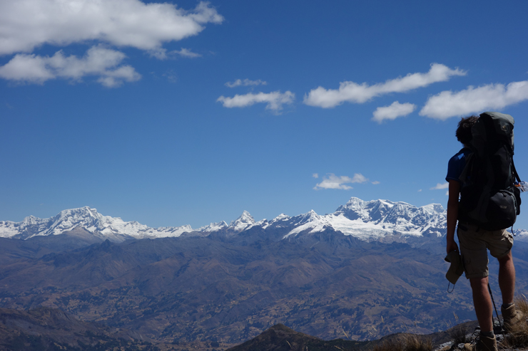 Vue sur la Cordillera Blanca au Pérou