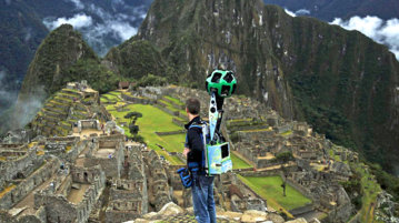 machu picchu street view