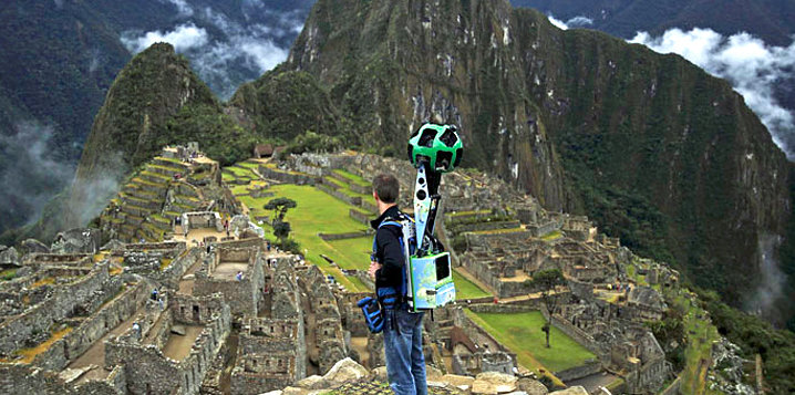 machu picchu street view