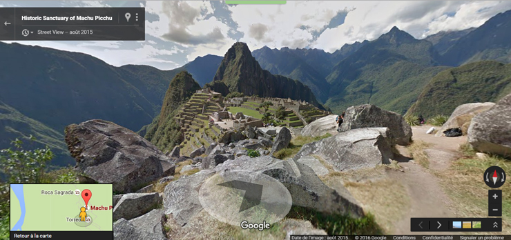 machu picchu perou street view