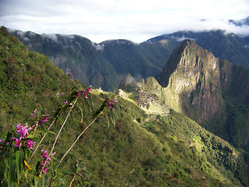 vista montana machu picchu