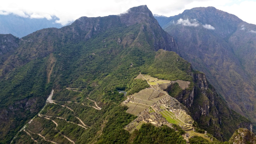 vista desde wayna picchu