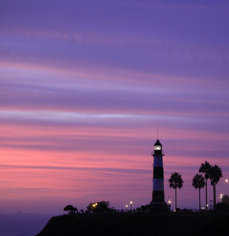 coucher de soleil lima