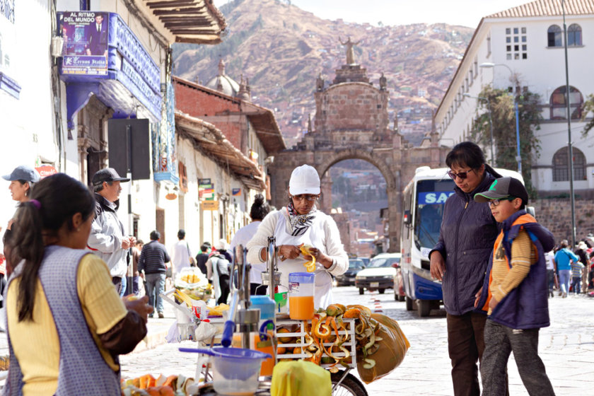 comida callejera cusco