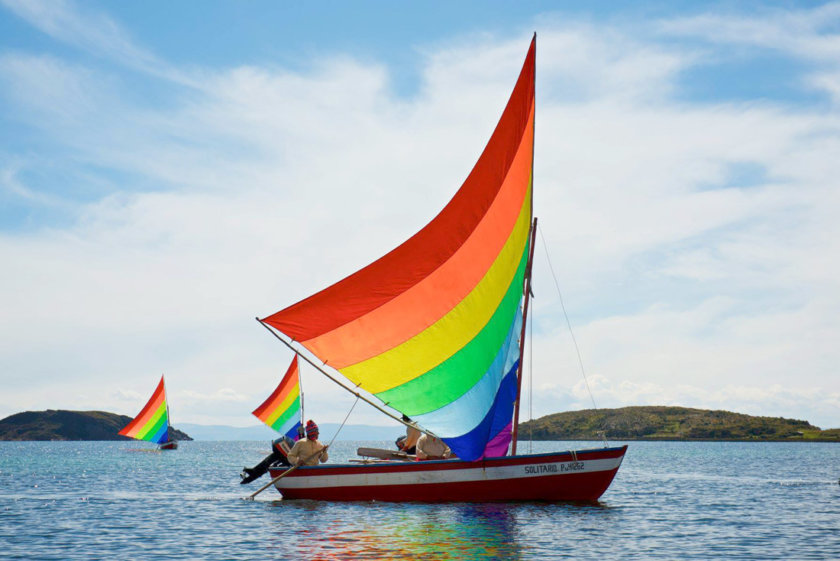 velero Llachón Titicaca