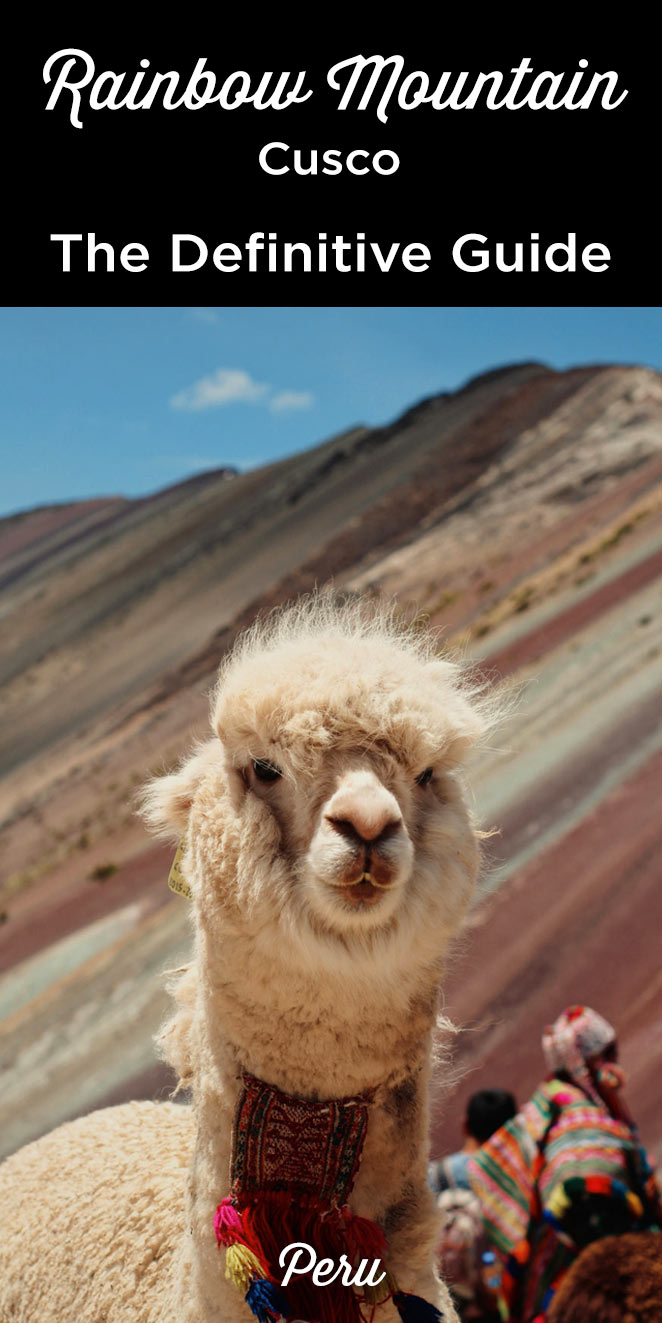rainbow mountain peru hike