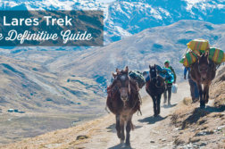 lares trek peru itinerary